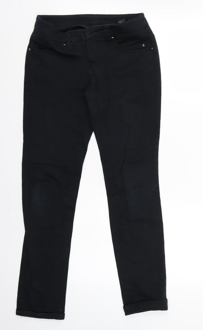 Womens UK Size 34 H&M Regular Fit Skinny Black Jeans