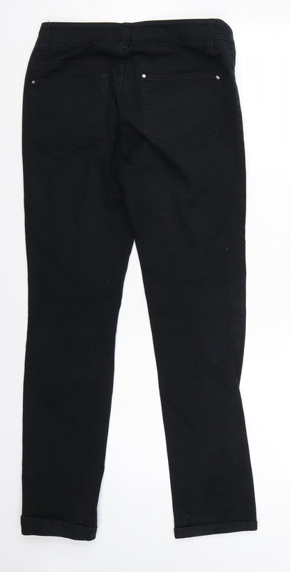 Womens UK Size 34 H&M Regular Fit Skinny Black Jeans
