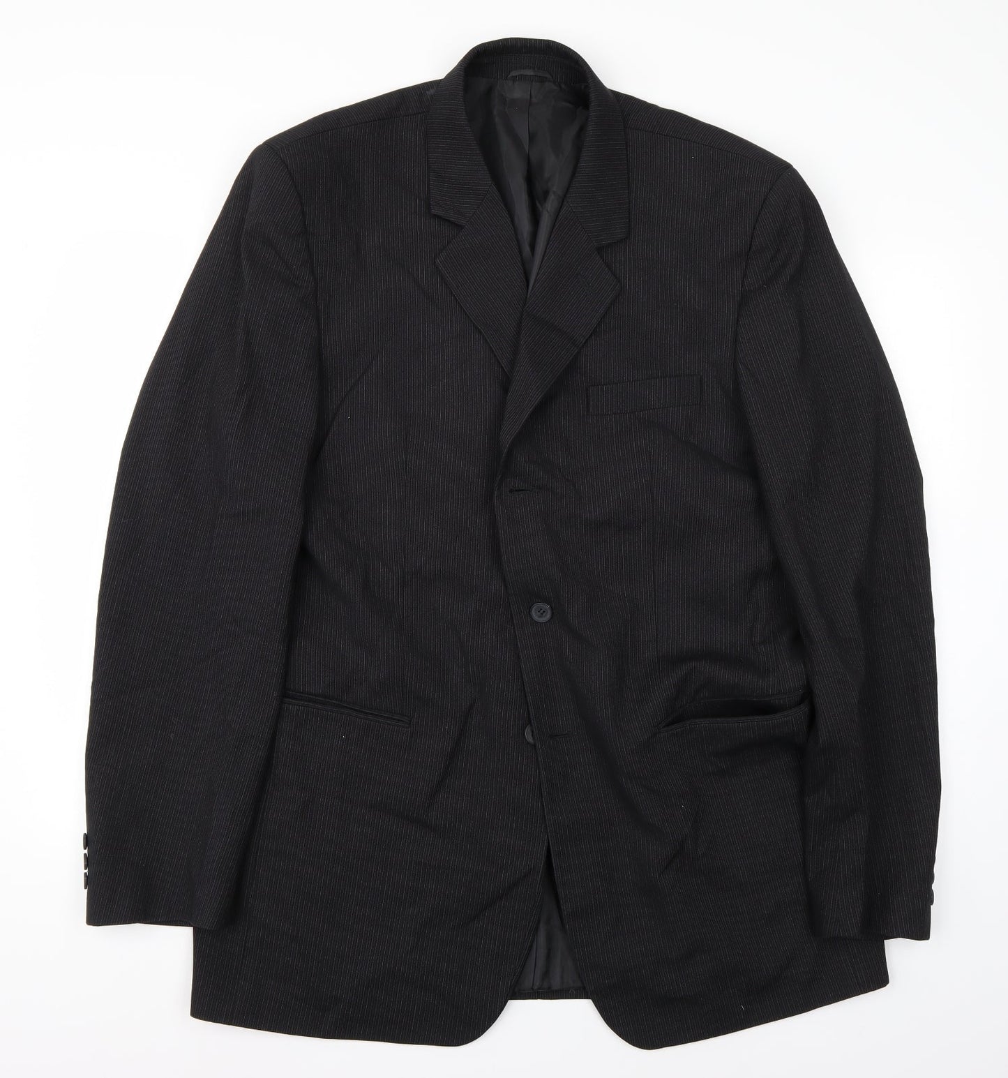 Pioba Mens Black   Jacket Suit Jacket