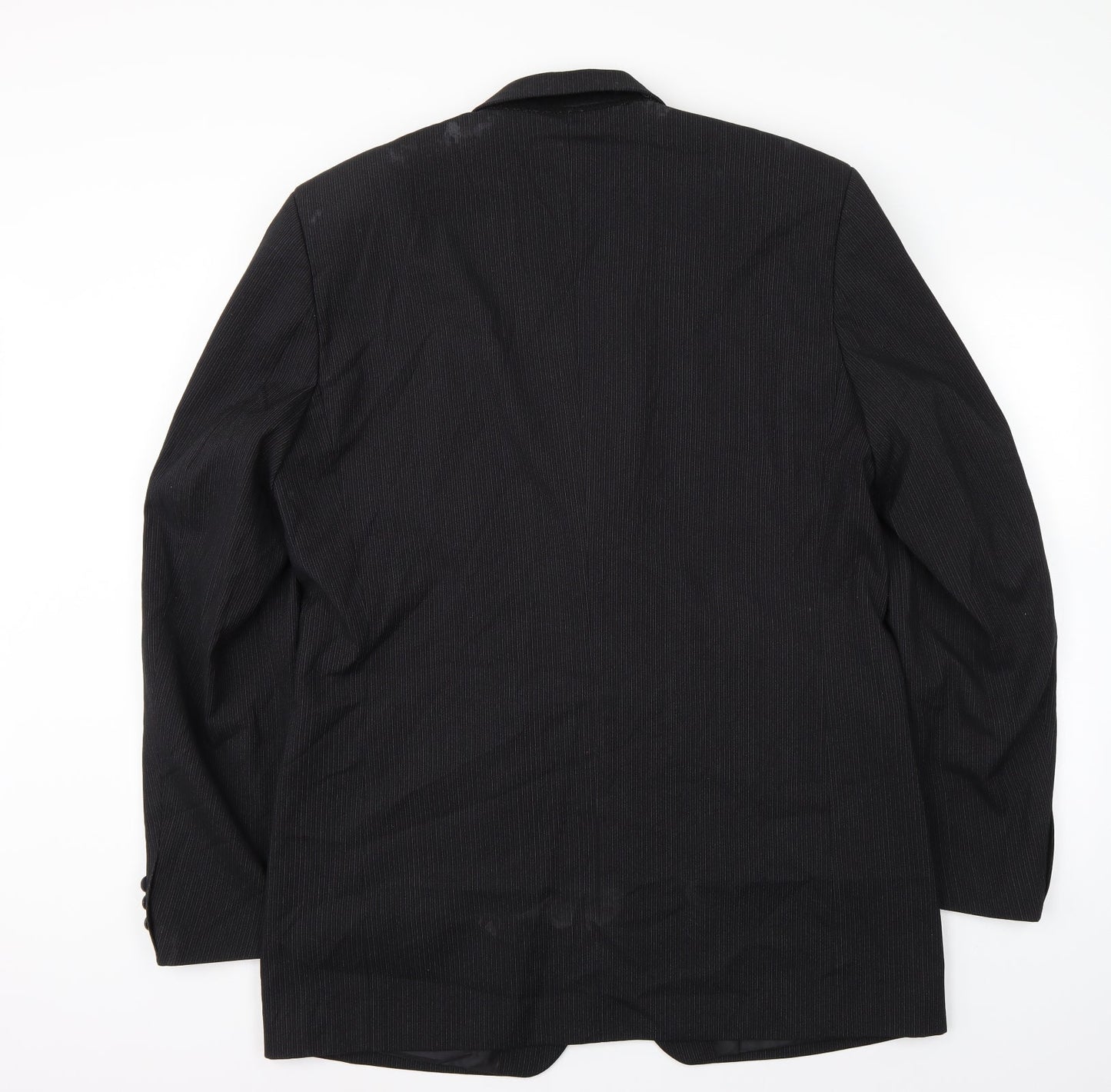 Pioba Mens Black   Jacket Suit Jacket
