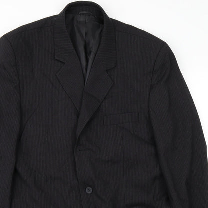 Pioba Mens Black   Jacket Suit Jacket
