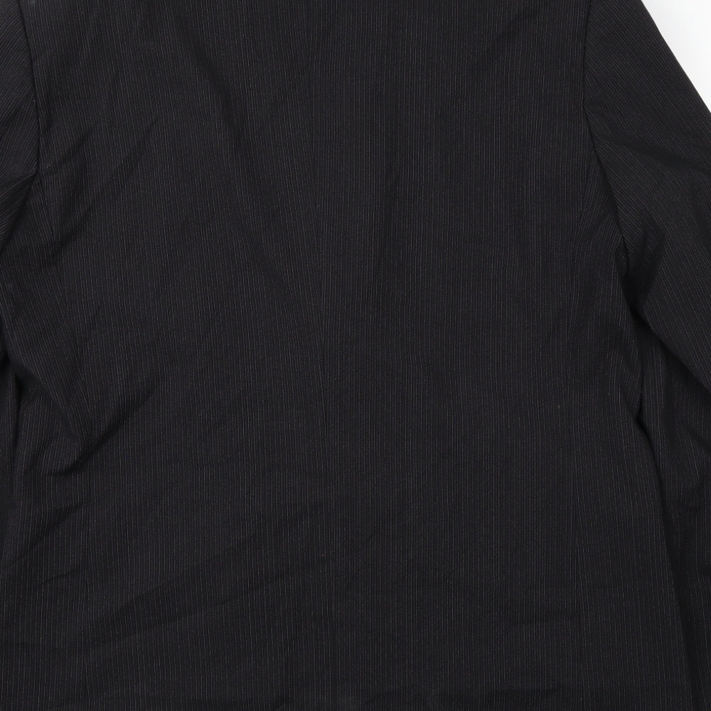 Pioba Mens Black   Jacket Suit Jacket