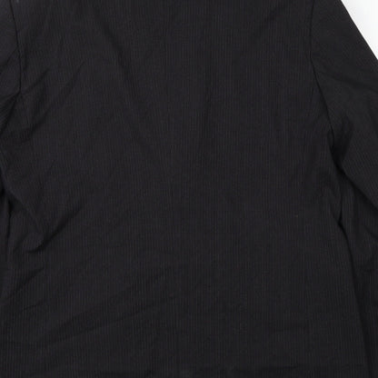 Pioba Mens Black   Jacket Suit Jacket