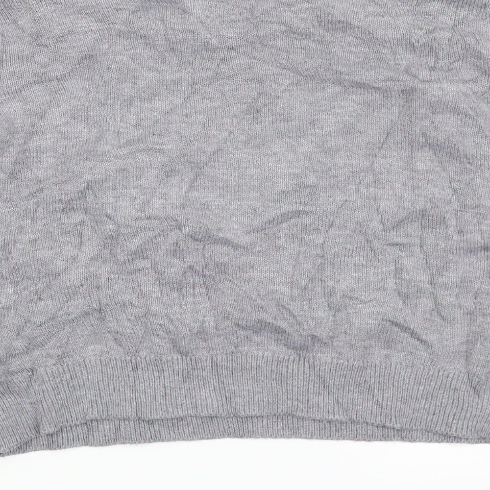 H&M Womens Grey   Pullover Jumper Size M