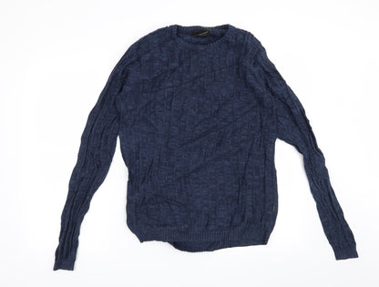 Tailored Originals Mens Blue   Pullover Jumper Size M