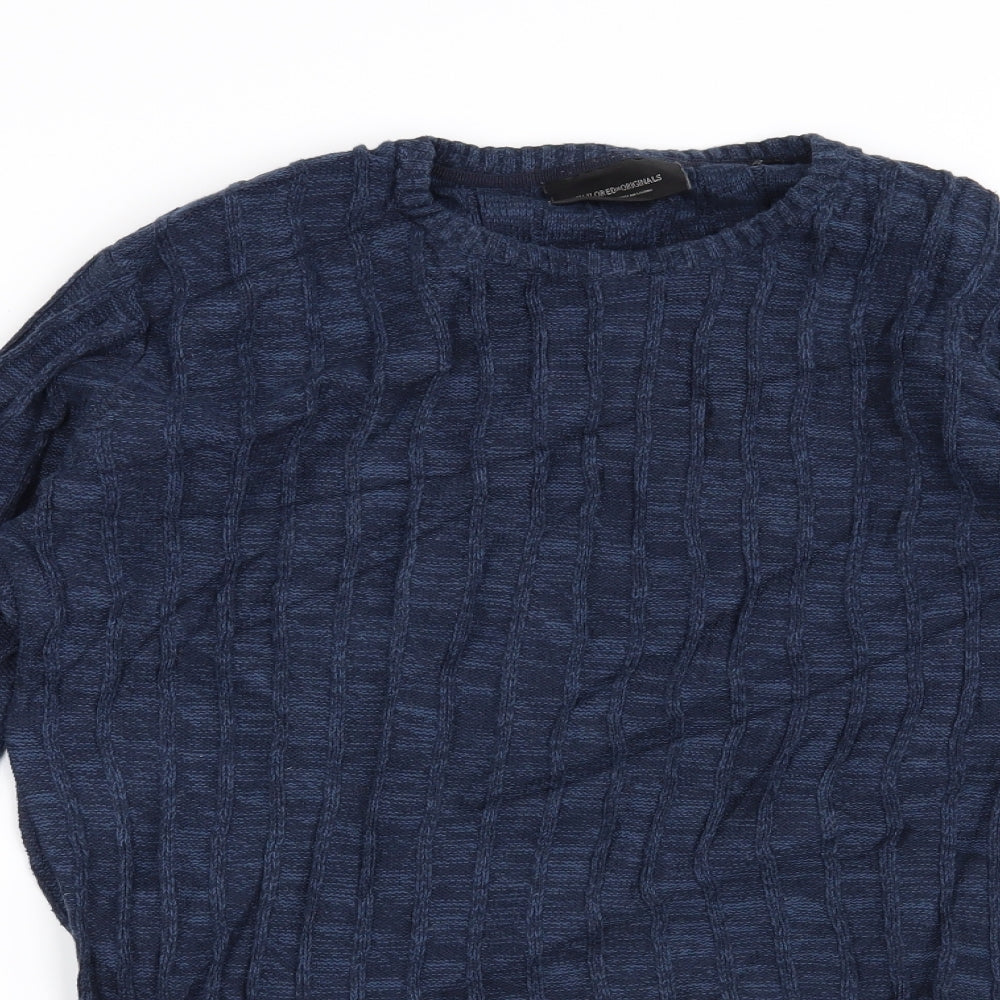 Tailored Originals Mens Blue   Pullover Jumper Size M
