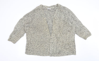 Marks and Spencer Womens Beige   Cardigan Jumper Size L