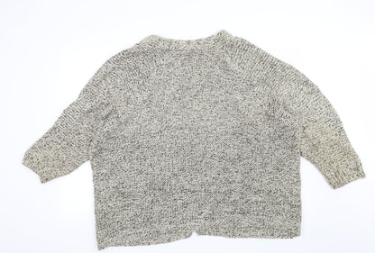 Marks and Spencer Womens Beige   Cardigan Jumper Size L