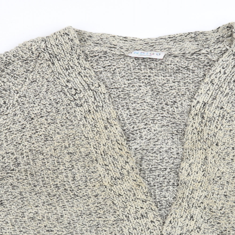 Marks and Spencer Womens Beige   Cardigan Jumper Size L