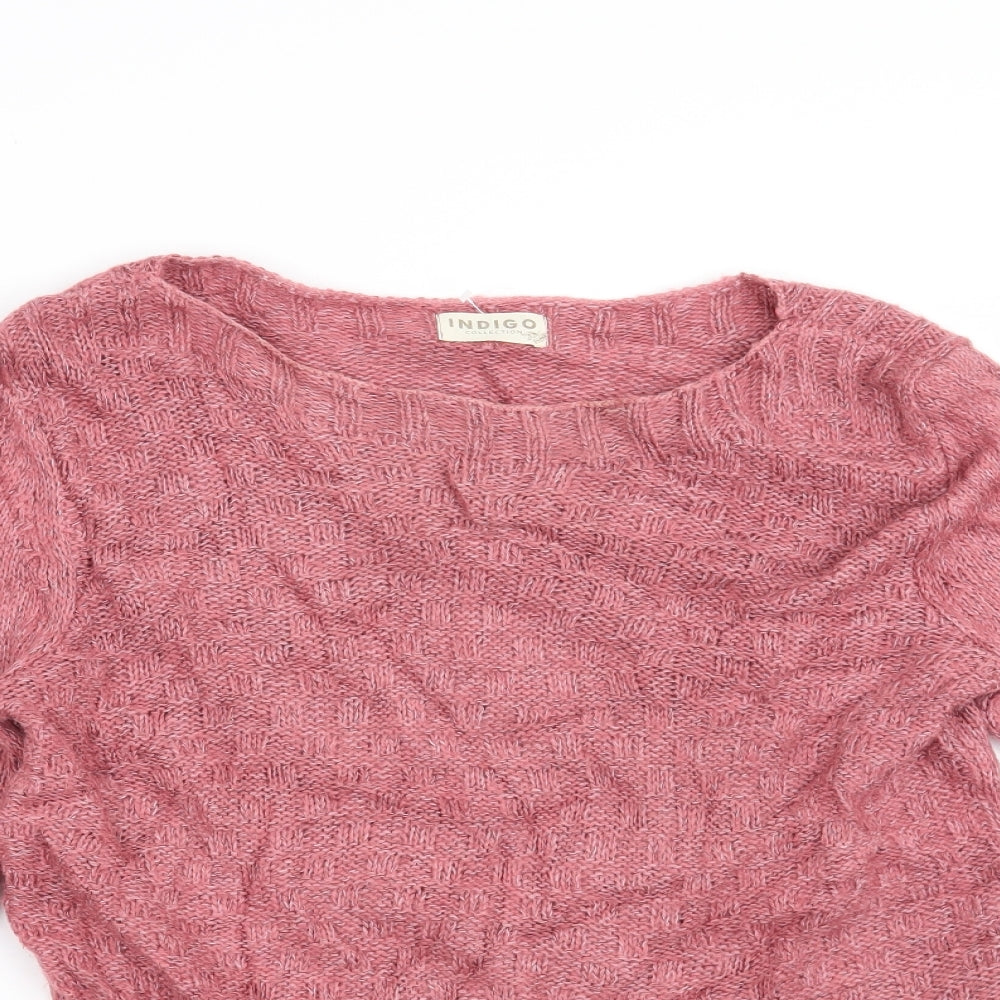 Marks & Spencer Womens Pink   Pullover Jumper Size 12