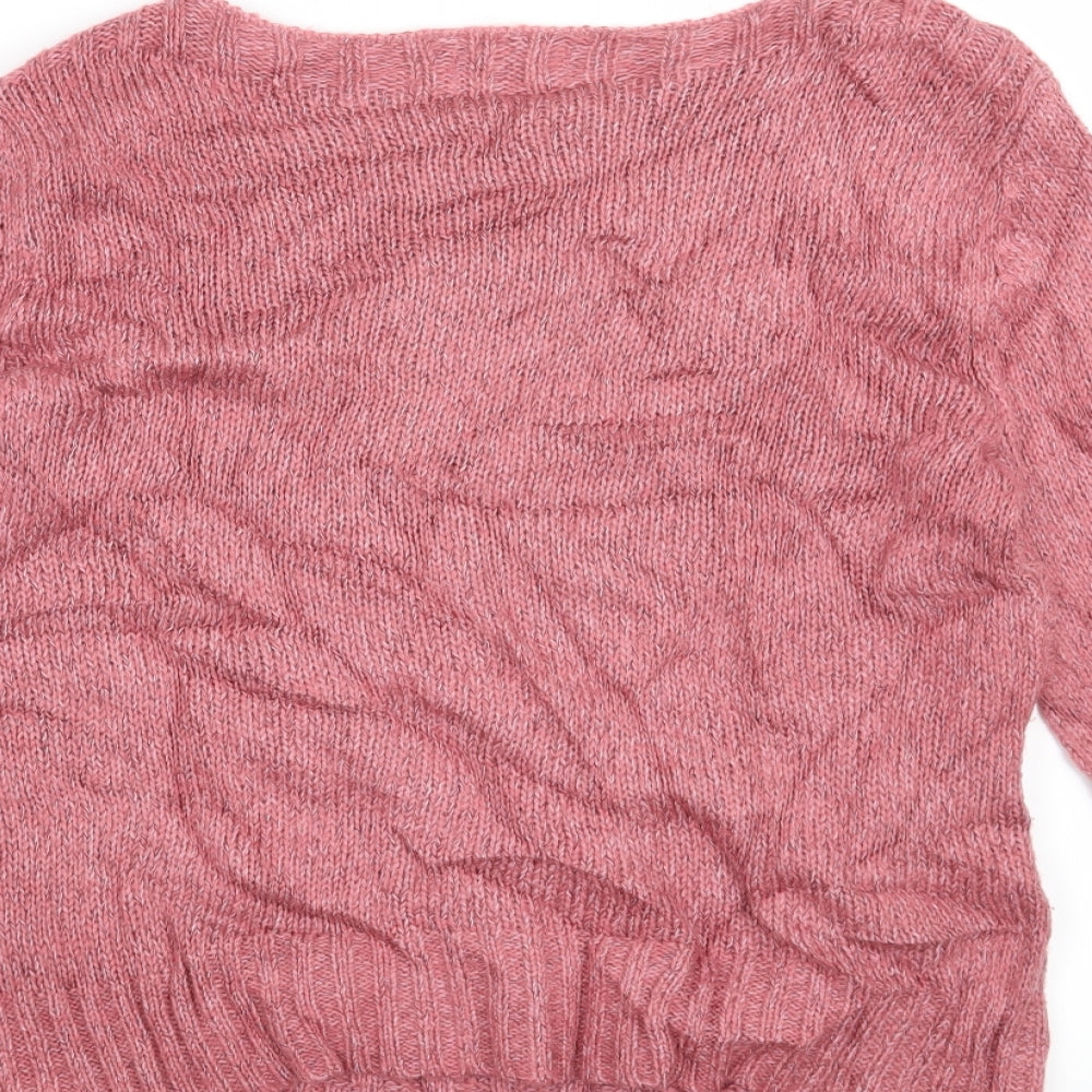 Marks & Spencer Womens Pink   Pullover Jumper Size 12