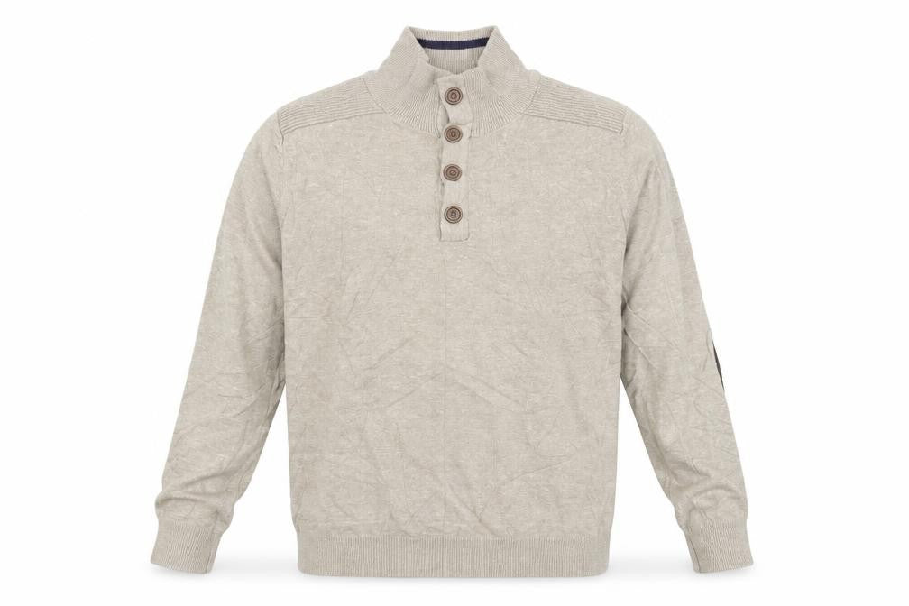 Mens UK Size L Officers Club Beige Pullover Jumper