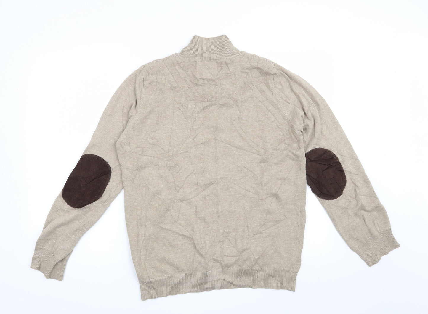 Officers Club Mens Beige   Pullover Jumper Size L