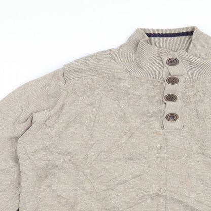 Officers Club Mens Beige   Pullover Jumper Size L