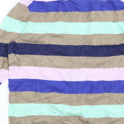 Gap Womens Brown Striped  Cardigan Jumper Size S
