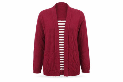 Julipa Womens Red Striped  Pullover Jumper Size 12
