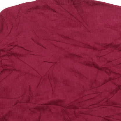 Julipa Womens Red Striped  Pullover Jumper Size 12
