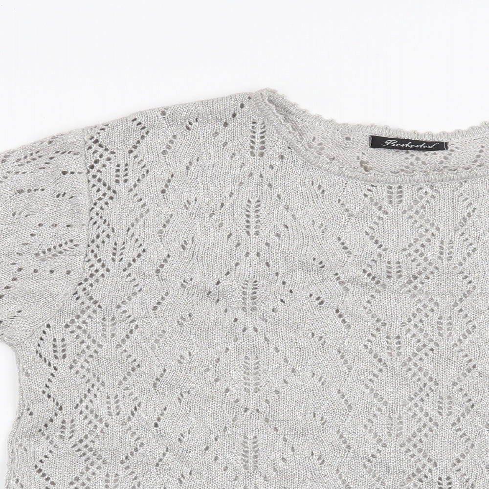 Berkertex Womens Silver   Pullover Jumper Size 14