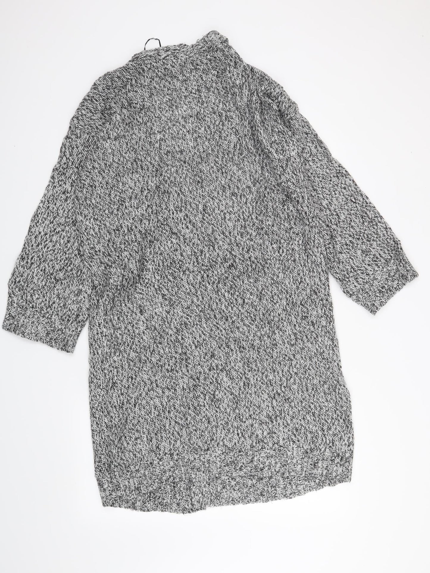 H&M Womens Grey   Cardigan Jumper Size M
