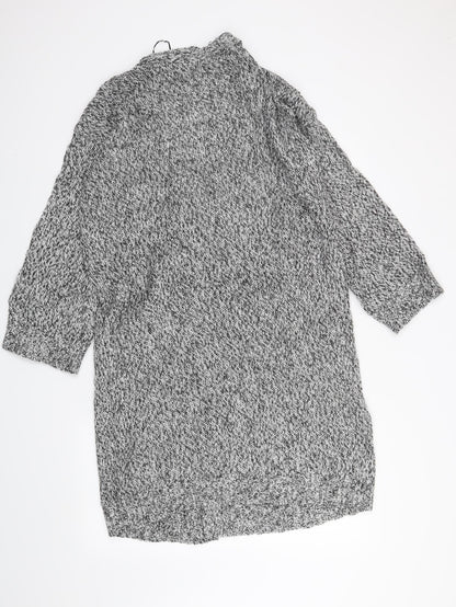 H&M Womens Grey   Cardigan Jumper Size M