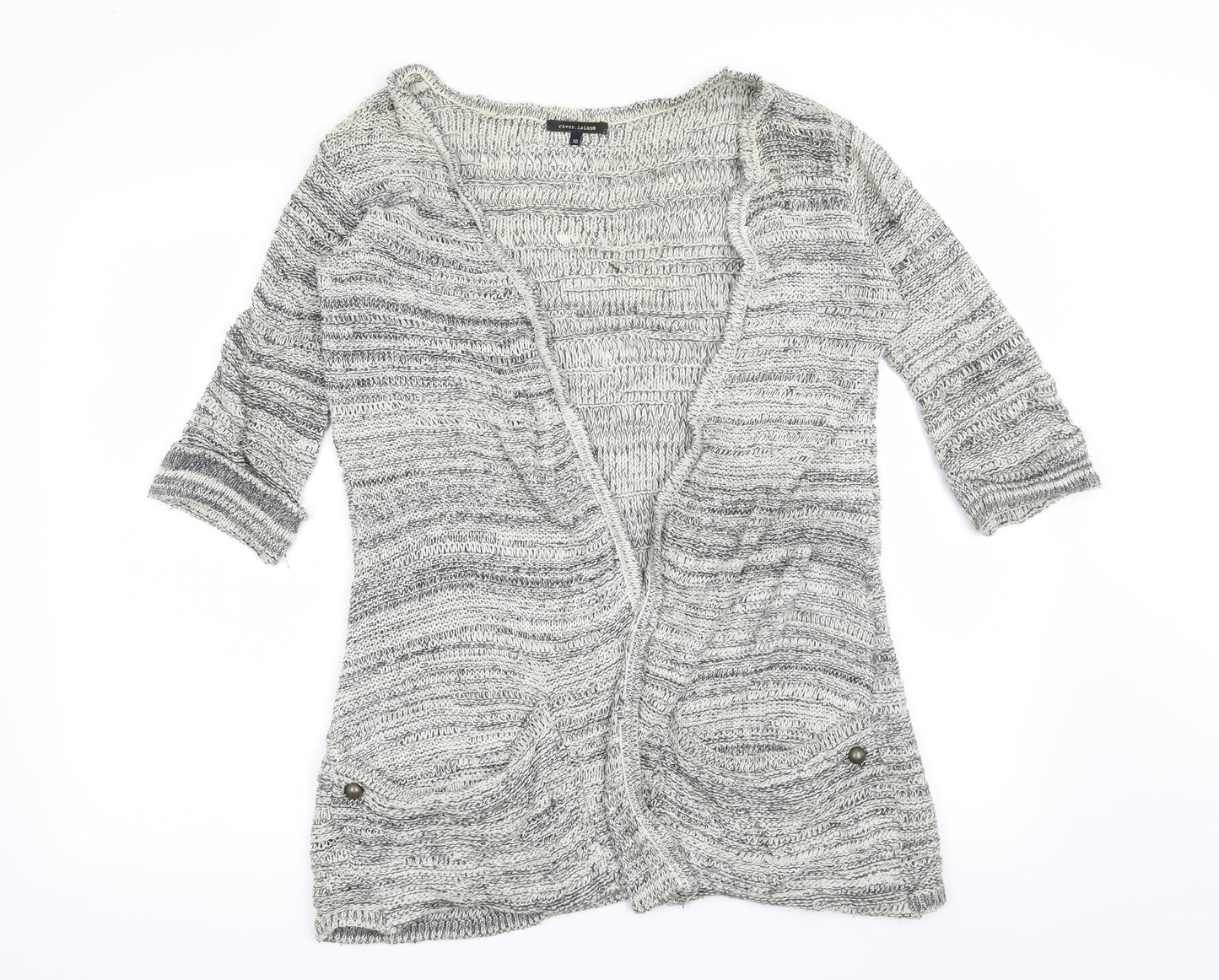 River Island Womens Blue   Cardigan Jumper Size 10