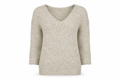 Marks & Spencer Womens Beige   Pullover Jumper Size 8