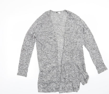 H&M Womens Grey   Cardigan Jumper Size S