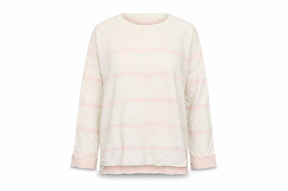 Etam Womens Beige Striped  Pullover Jumper Size S