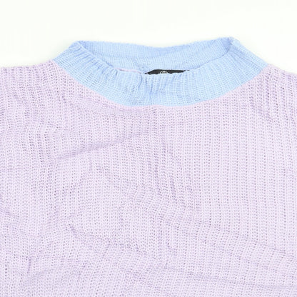 Missguided Womens Purple   Pullover Jumper Size 10