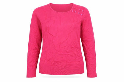 M&Co Womens Pink   Pullover Jumper Size M