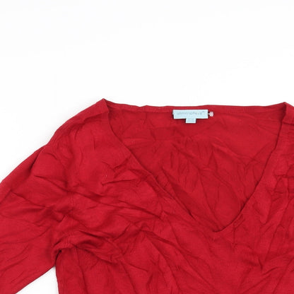 Atmosphere Womens Red   Pullover Jumper Size 10