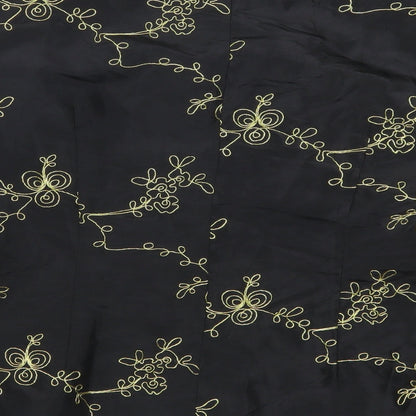 ISL Womens Black Geometric  Jacket  Size XL