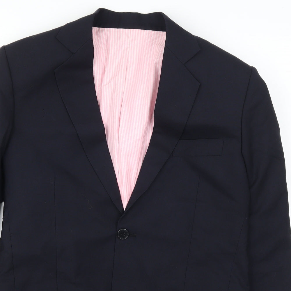 Raymon Mens Blue   Jacket Suit Jacket Size 34