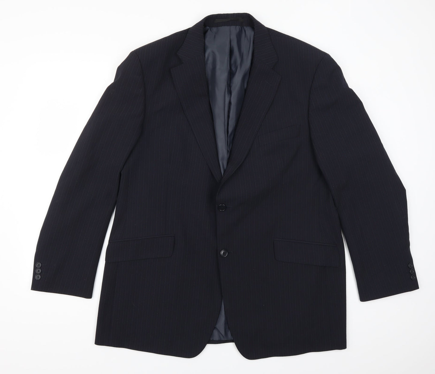 Mens UK Size 44 Preworn Regular Blue Suit Jacket
