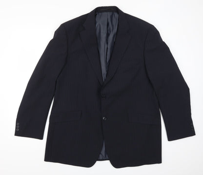 Mens UK Size 44 Preworn Regular Blue Suit Jacket