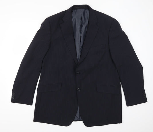 Mens UK Size 44 Preworn Regular Blue Suit Jacket