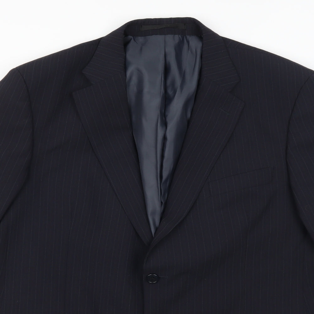 Mens UK Size 44 Preworn Regular Blue Suit Jacket