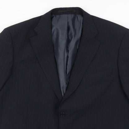 Mens UK Size 44 Preworn Regular Blue Suit Jacket
