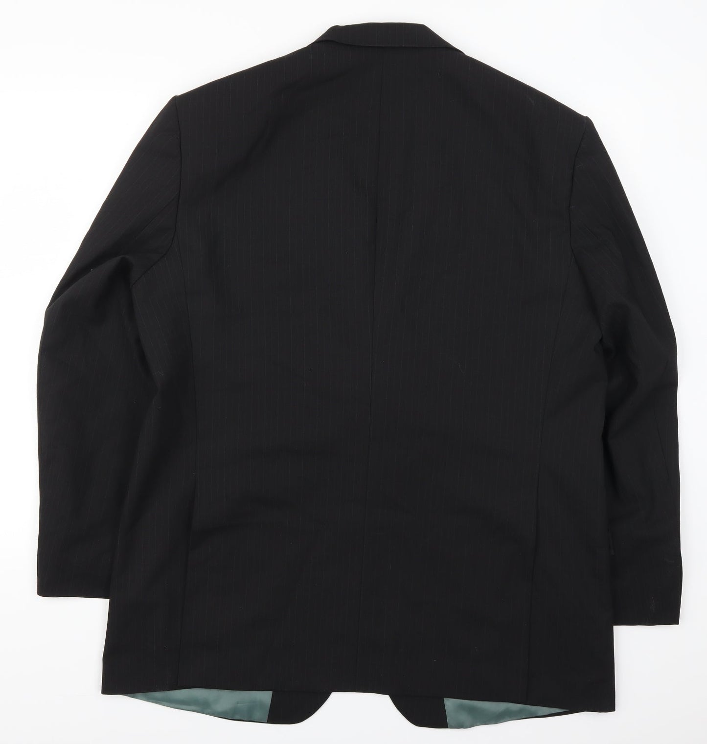 Mens UK Size 44 Impressions Regular Black Suit Jacket