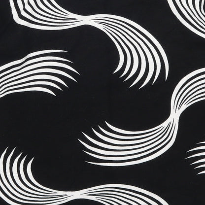 Saloos Womens Black Geometric  Pullover Jumper Size S