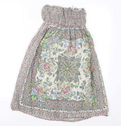 New Look Womens Multicoloured Batik  A-Line  Size 8