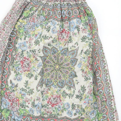 New Look Womens Multicoloured Batik  A-Line  Size 8