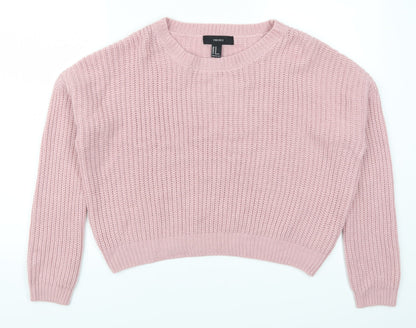 Forever 21 Womens Pink   Pullover Jumper Size M