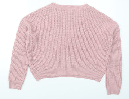 Forever 21 Womens Pink   Pullover Jumper Size M
