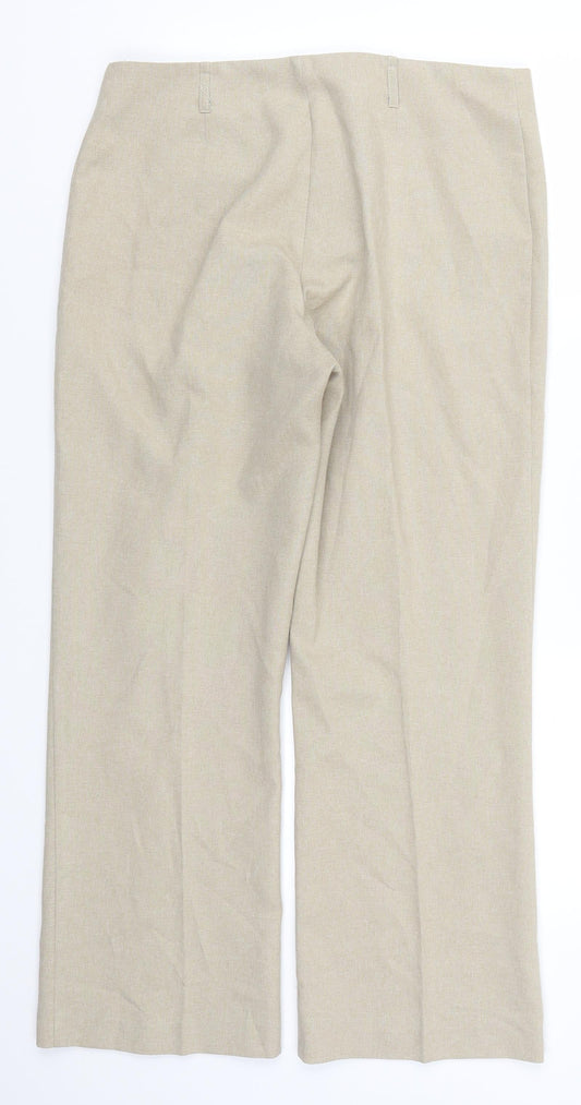 Womens UK Size 14 BHS Regular Fit  Beige Trousers
