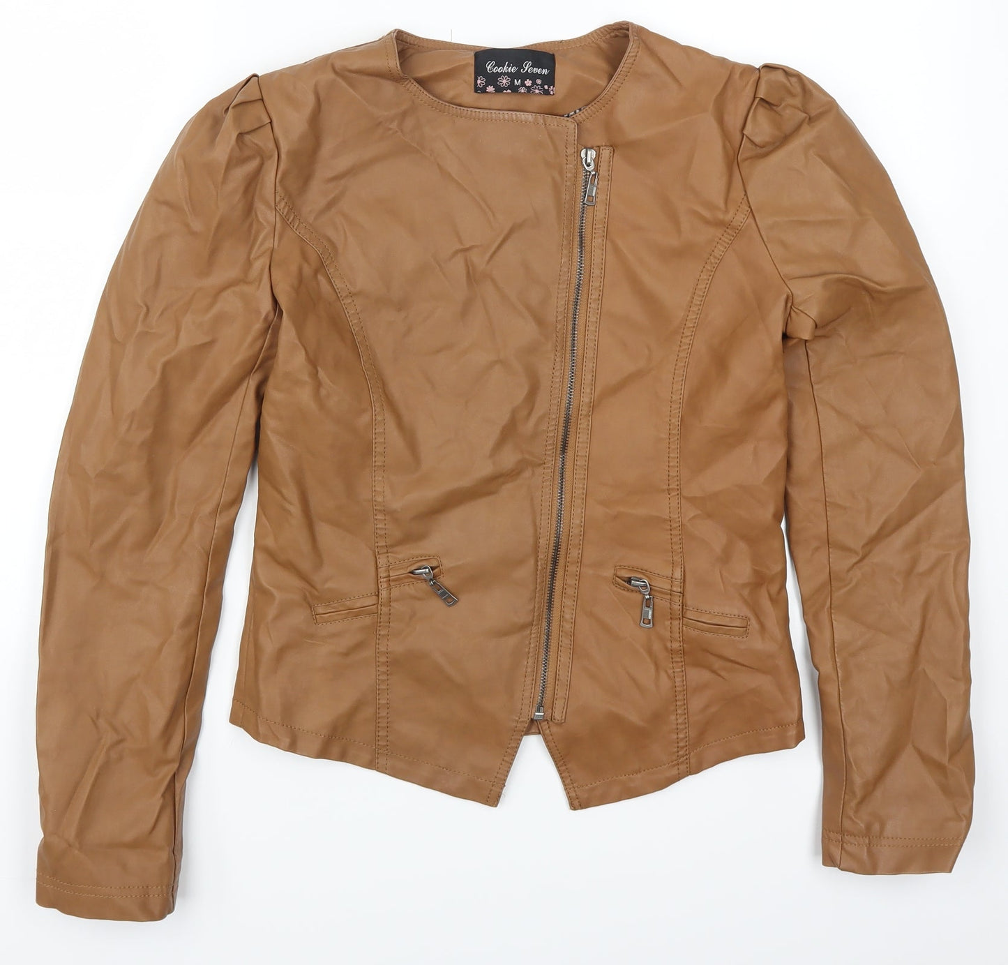 Cookie Seven Womens Brown   Jacket  Size M