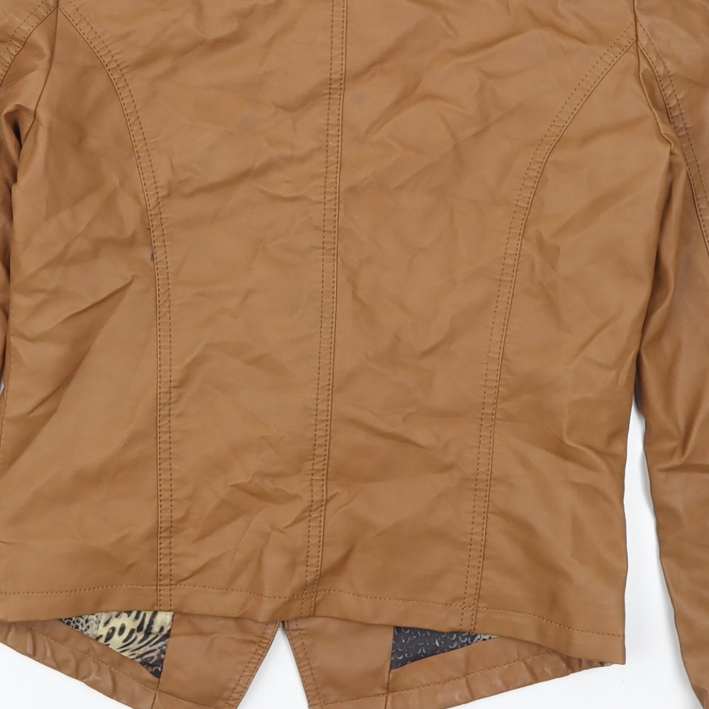 Cookie Seven Womens Brown   Jacket  Size M