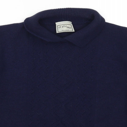 In Stitches Womens Blue   Pullover Jumper Size 6