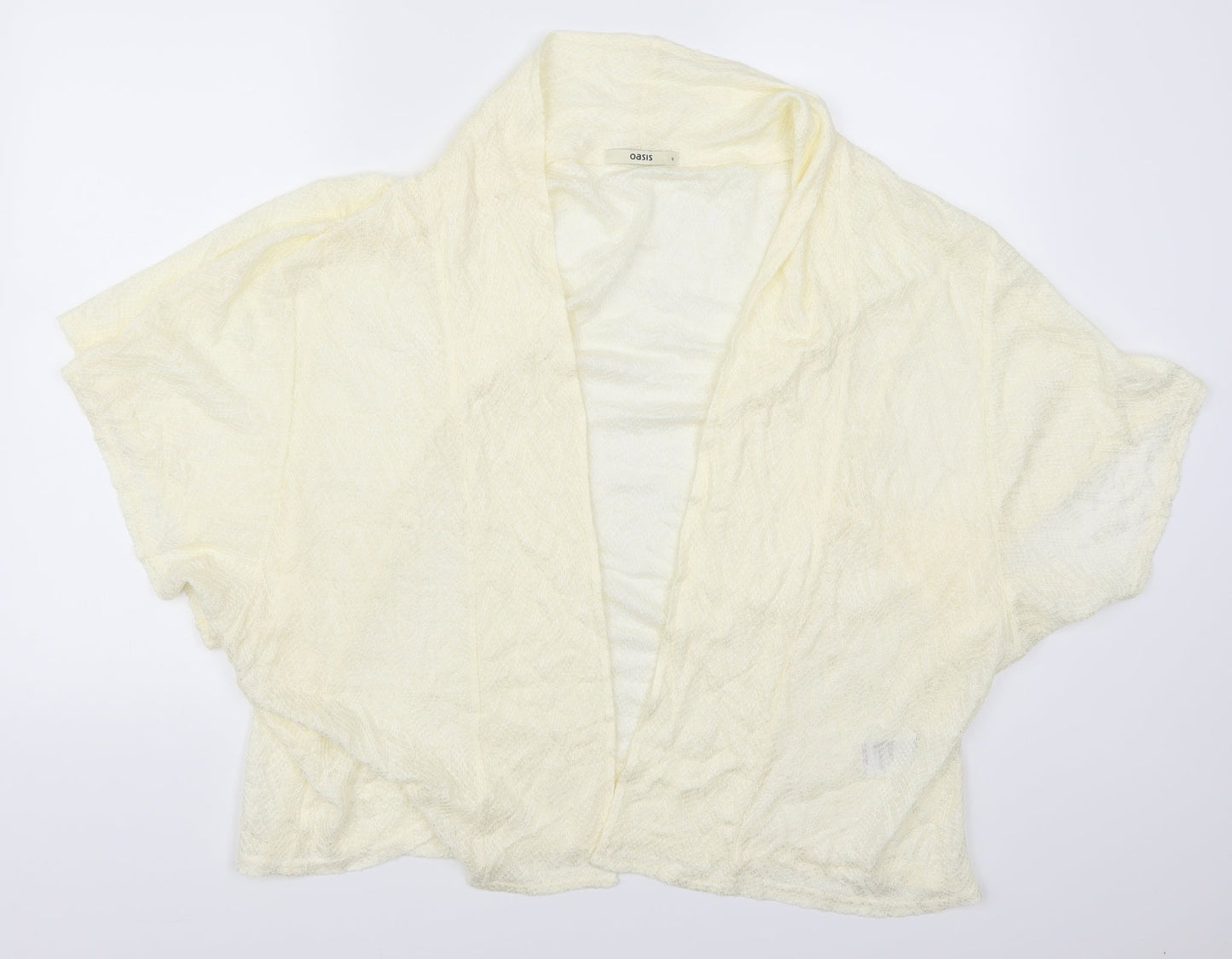 Oasis Womens Beige   Cardigan Jumper Size S  - Cream