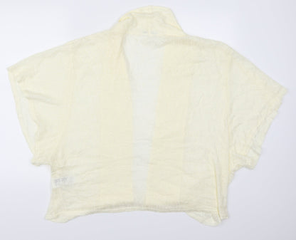Oasis Womens Beige   Cardigan Jumper Size S  - Cream